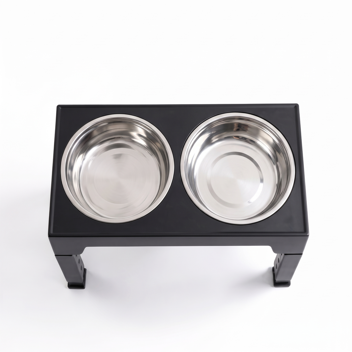 Adjustable Pet Feeding Bowl with Stainless Steel and Slow Feeder